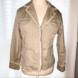 Live A Little NWOT Women’s Jacket. Tan/Medium